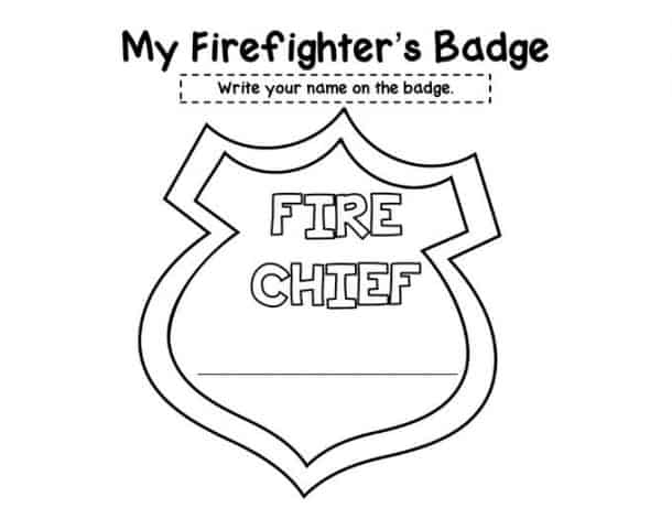 Preschool Fire Safety Booklet Printables