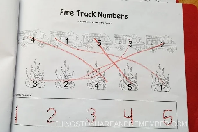 Preschool Fire Safety Booklet Printables