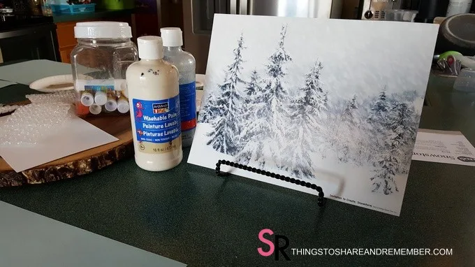 Snowstorm Art Invitation to Create