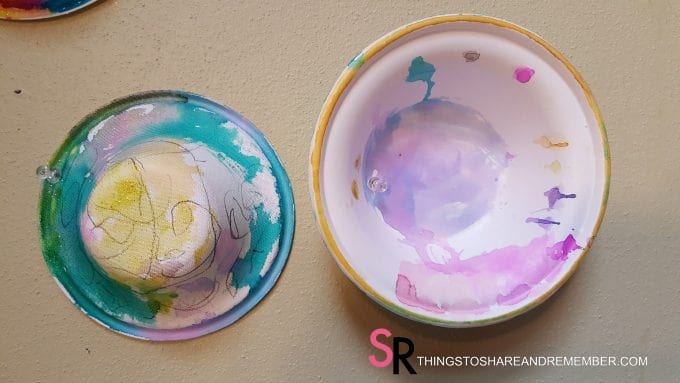 Painted Bowls Preschool Art 