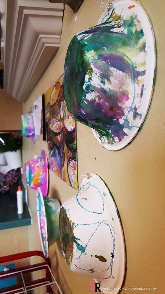Painted Bowls Preschool Art 