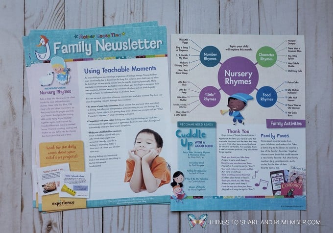 family newsletter - Experience Early Learning Nursery Rhymes