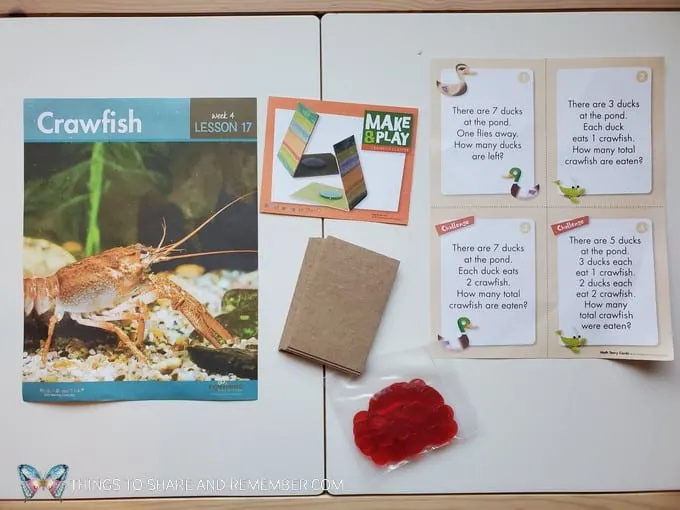 preschool crawfish lesson pond life theme