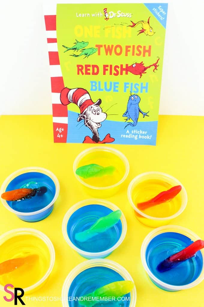 Dr. Seuss One Fish Two Fish Jello Cups