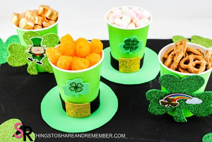 St. Patty's Day Snack Cups