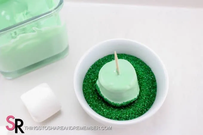 St. Patrick's Day Leprechaun Hat Treats green sugar