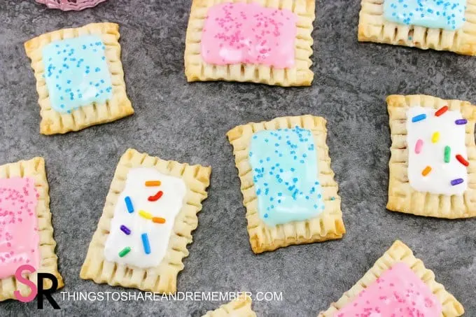 Mini Pop Tarts made with Pillsbury Pie Crusts