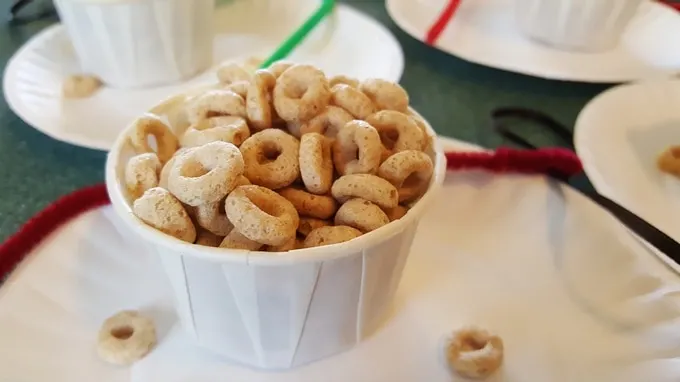 cup of Cheerios for craft