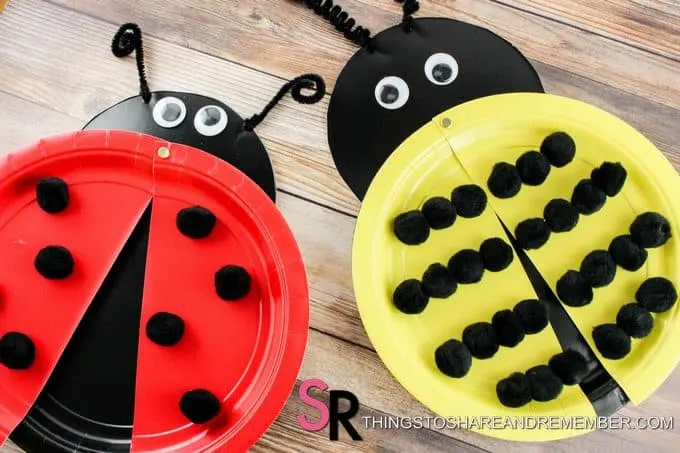 Ladybug and Bee Plate Crafts