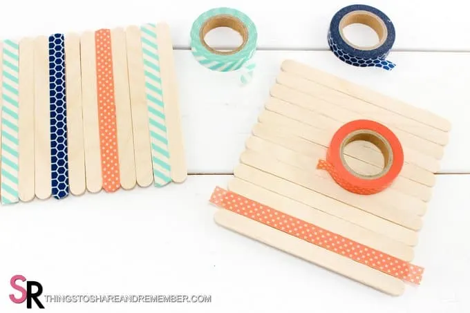 decorate with washi tape