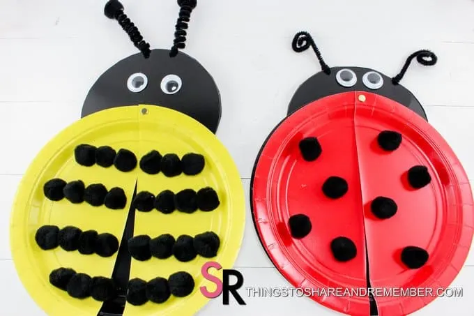 Ladybug and Bee Plate Crafts