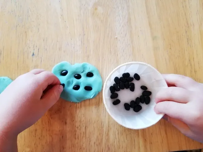 play dough ant hills