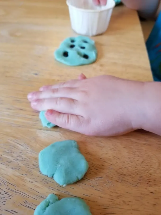 play dough ant hills