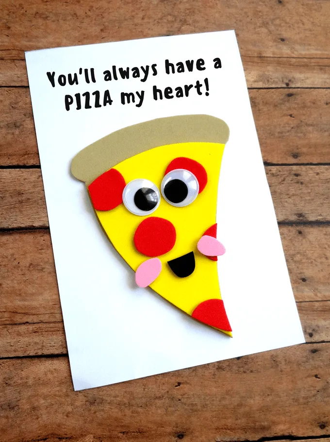 Father's Day Pizza Card