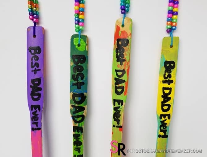 Painted Backscratchers Father's Day Gift