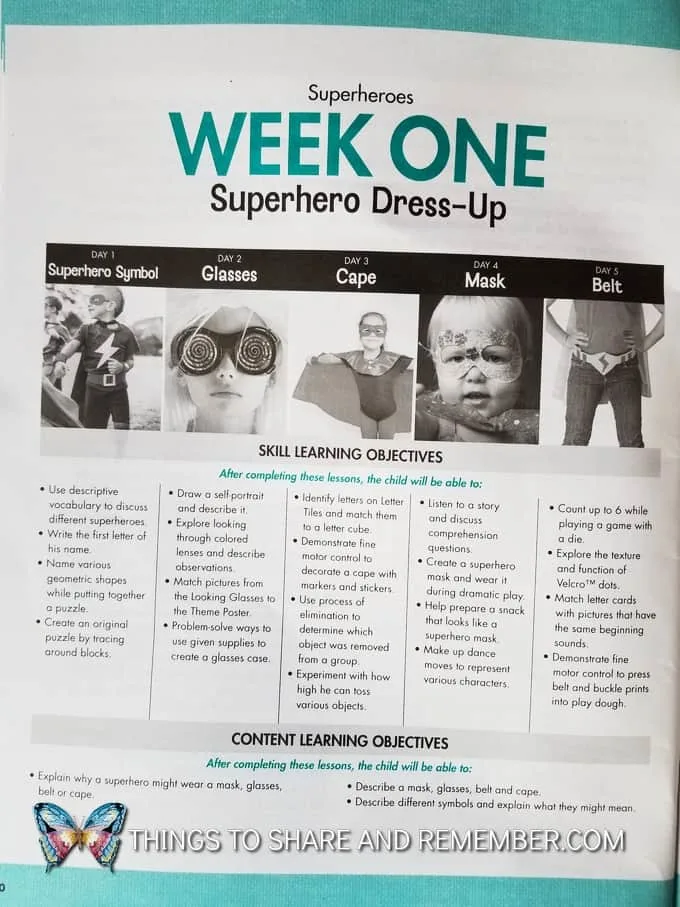 week one superhero dress up