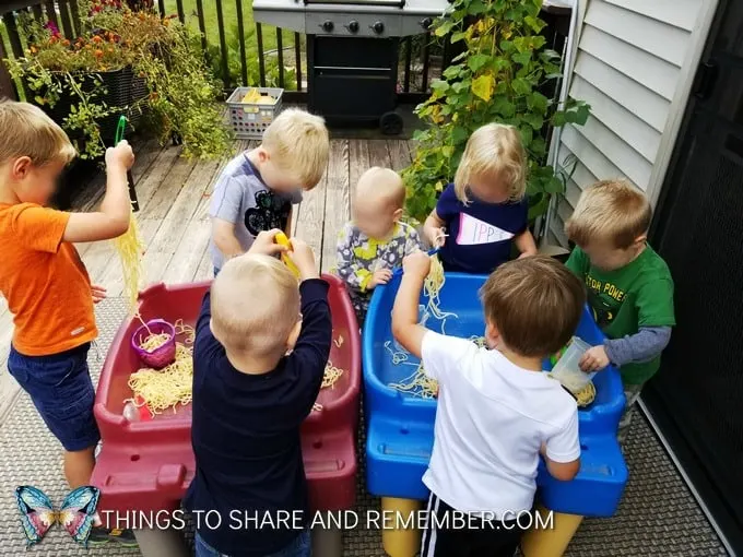 Noodle Brain Sensory Play