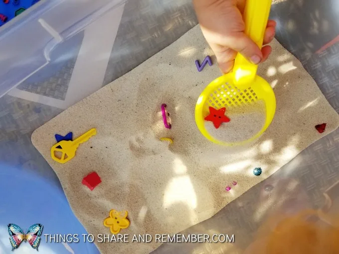 Sand Search and Find Sensory Play