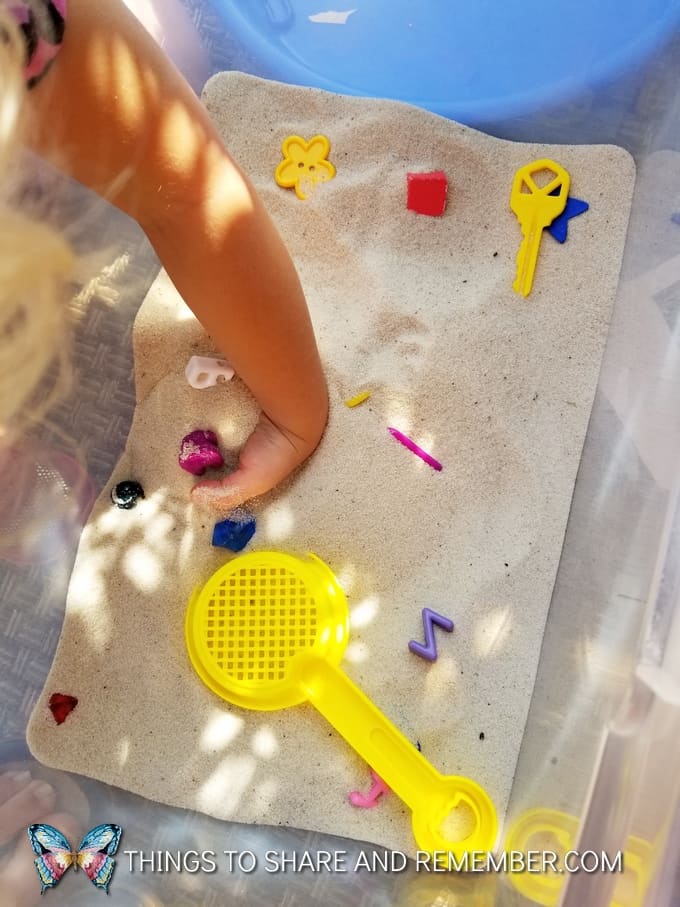 Sand Search and Find Sensory Play