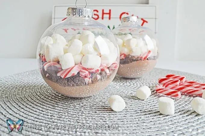Share and Remember Blog - Hot Chocolate Ornaments -Fun Kids Craft Handmade Holiday Gift Idea