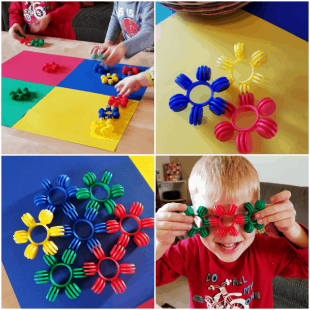 Winter Wonderland Snowflakes winter preschool craft, math concepts ...