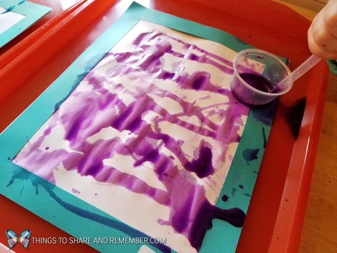 Freezing & Melting science art and literacy for preschoolers Mother Goose Time preschool curriculum #MGTblogger
