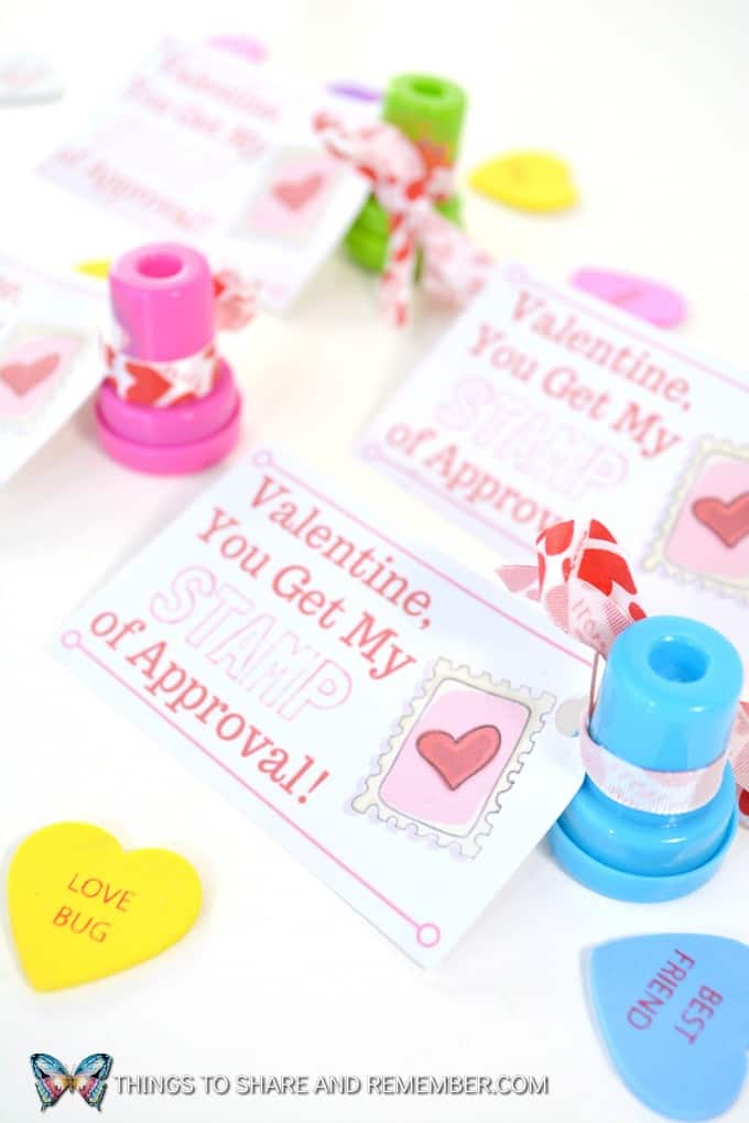 Valentine, You Get My Stamp of Approval Printable
