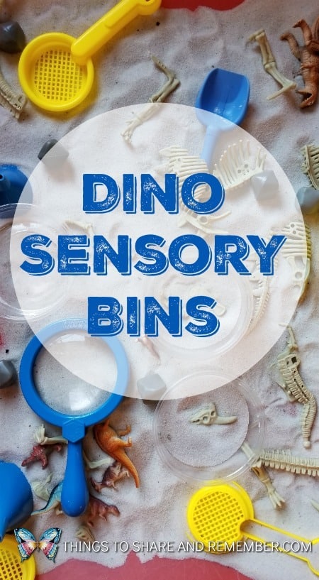 Dinosaur Sensory Bins