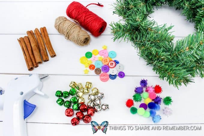 Mini Christmas Tree Ornaments craft supplies
