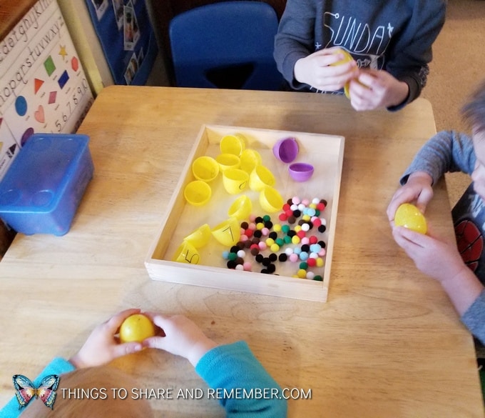 Numbered Eggs Dinosaur Math Activity