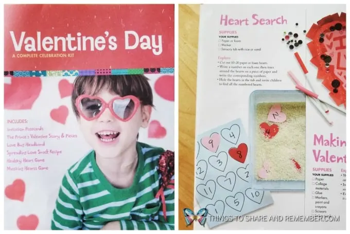 Valentine's Day Celebration Kit Heart Search Idea from Mother Goose Time Preschool Curriculum