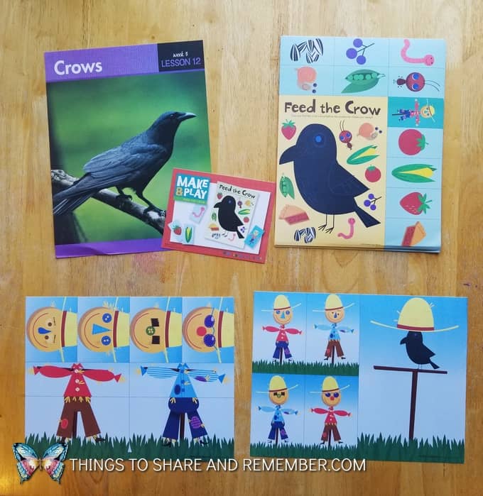 What's in the Box? Growing Gardens Preschool Theme crows