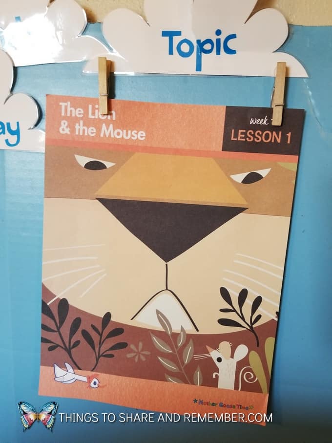 Fun Lion & The Mouse Fable Activities