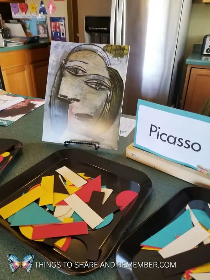 Mother Goose Time Invitation to Create Picasso in Preschool