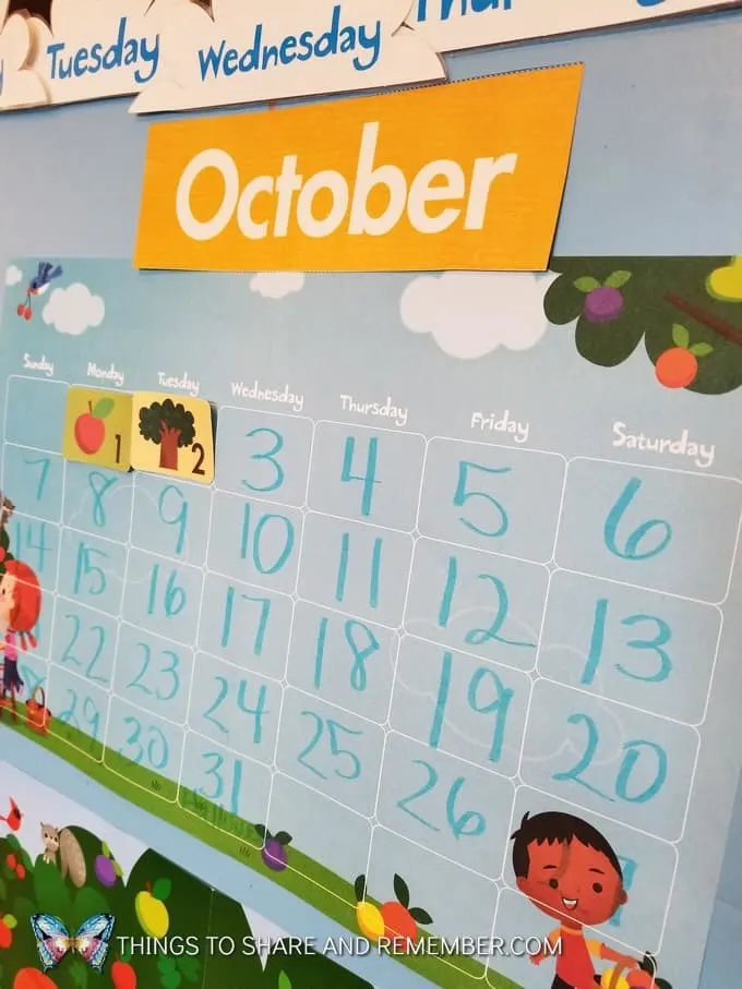 October preschool calendar super fun circle time