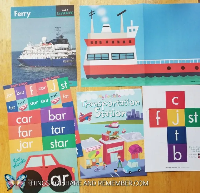 Lesson 20: Ferry What's in the box: Transportation Station