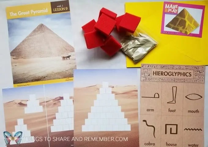 The Great Pyramid -  Desert Discovery Theme -Mother Goose Time preschool curriculum