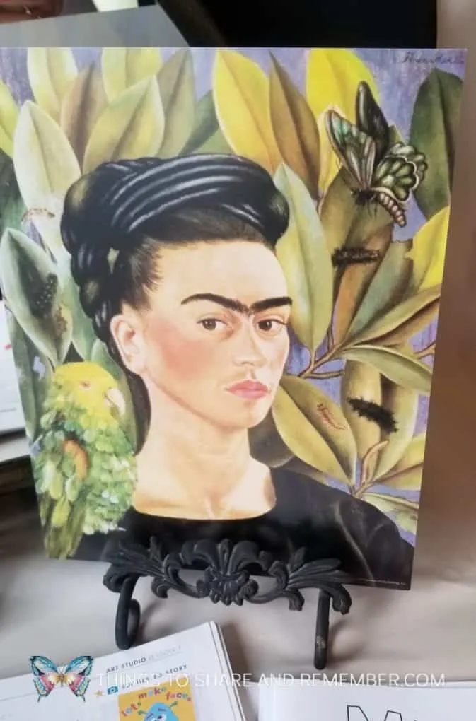 Frida Kahlo's self portrait with Bonito