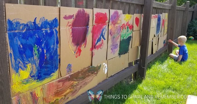 Making Cardboard Murals outdoors | Mother Goose Time Art Studio | Lesson 4 Fresco & Mural 