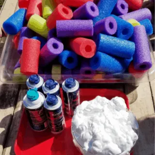 pool noodles and shaving cream 320 x 320