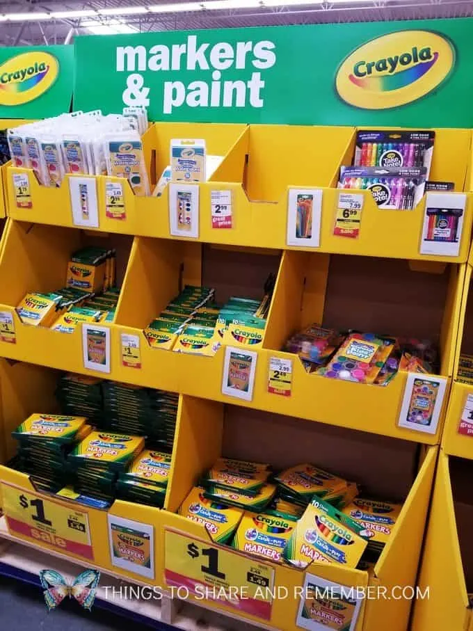 Markers and Paint Back to School Supplies at Meijer