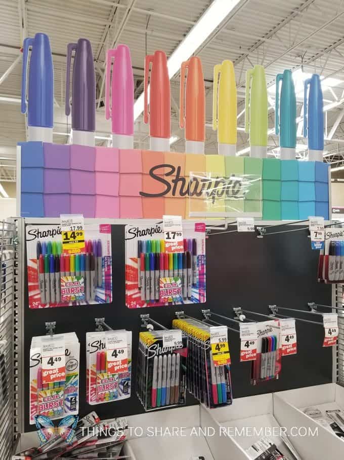 Sharpie Markers at Meijer store back to school sale with teacher discount