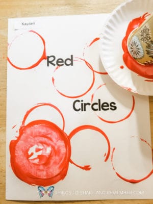 Colors and Shapes: Red Circles » Things to Share &amp; Remember