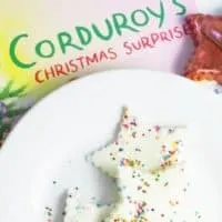 Corduroy's Christmas Surprise Story & Sensory Activity for Preschoolers - book and sensory