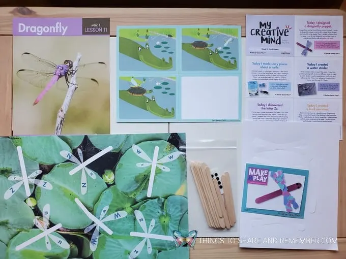 preschool dragonfly lesson pond life theme