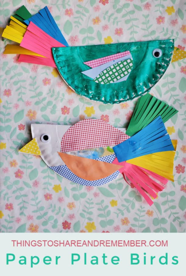 Paper Plate Birds » Share & Remember Celebrating Child & Home