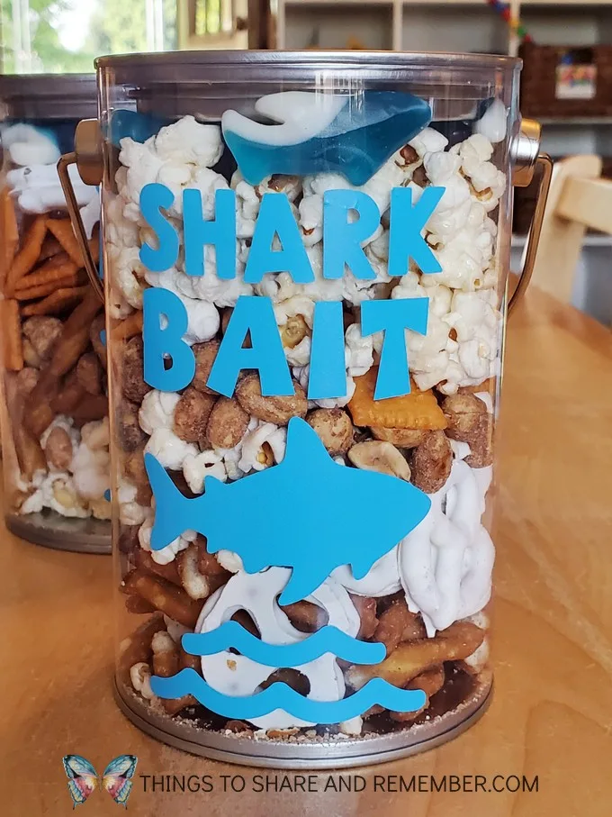 Shark Bait Father's Day Snack Mix for Daddy Shark