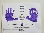 These Hands Handprint Father's Day Printable » Things to Share &amp; Remember