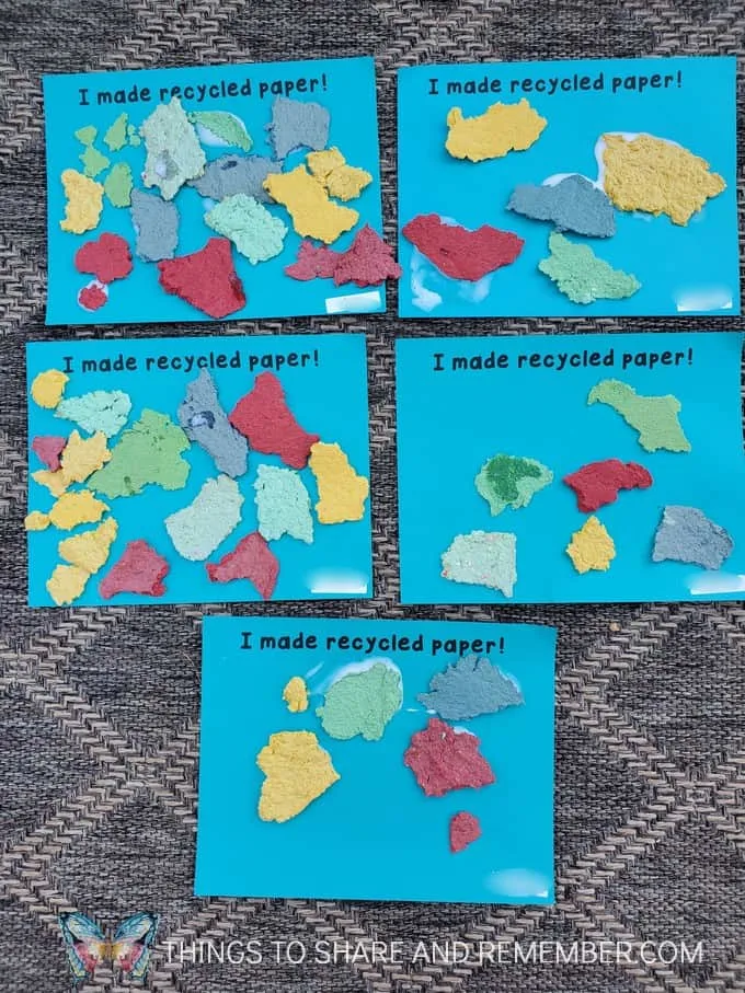 Creating Recycled Paper with Preschoolers » Share & Remember