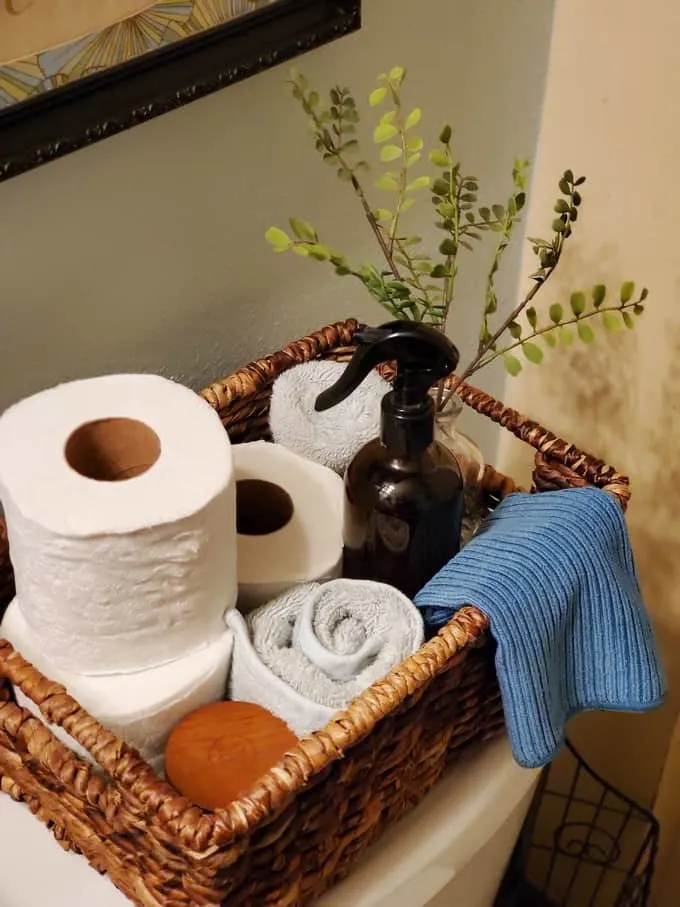 Bring fresh to your bathroom with a fresh basket featuring Fresh Scents with Angel Soft® Scented Tube